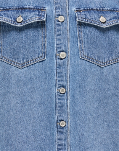 Only - Koglisa Denim Kjole - Medium Blue Denim